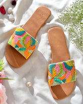 ETA - Multicolour Floral Embellished Slider