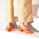 THE APEX - Butterscotch Brown Pointed Ballerinas