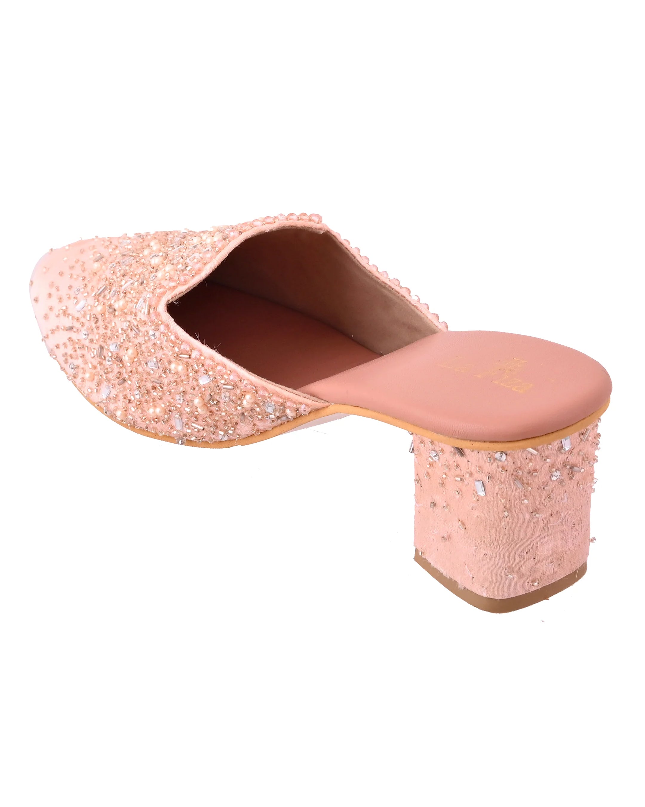 ZIBA - Blush Rose Embroidered Heel